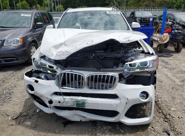 5UXWX9C55G0D93684 2016 BMW X3 Белый Вид спереди