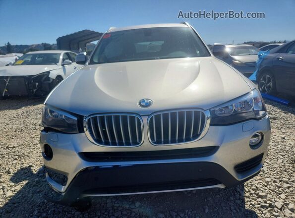 5UXWX9C55H0D98627 2017 BMW X3 Silver Вид спереду
