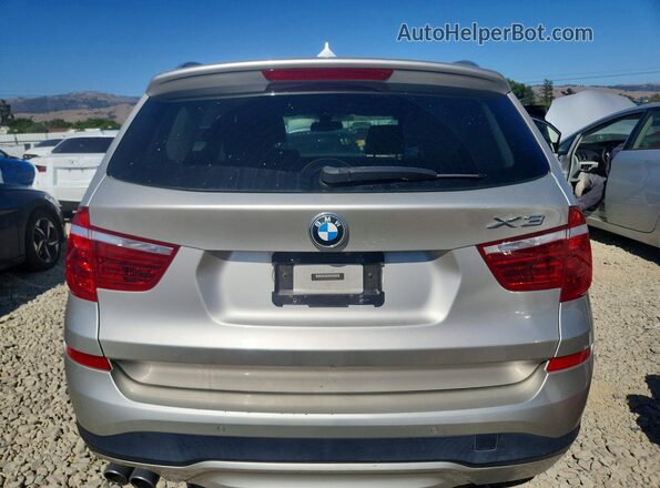 5UXWX9C55H0D98627 2017 BMW X3 Silver Вид ззаду