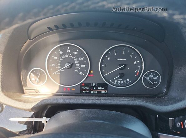5UXWX9C55H0D98627 2017 BMW X3 Silver Вид щитка приладів