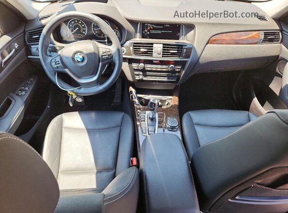 5UXWX9C56G0D68082 2016 BMW X3 White წინა პანელის ხედი