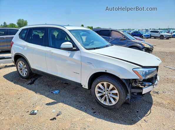 5UXWX9C56G0D68082 2016 BMW X3 White წინა მარჯვენა