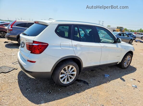 5UXWX9C56G0D68082 2016 BMW X3 White უკანა მარჯვენა