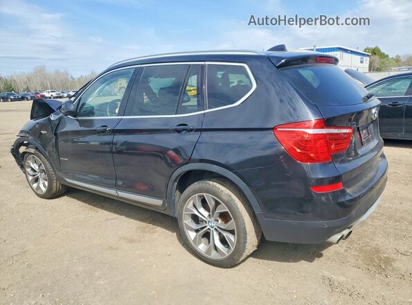 5UXWX9C56G0D74612 2016 BMW X3 Black Trasero izquierdo