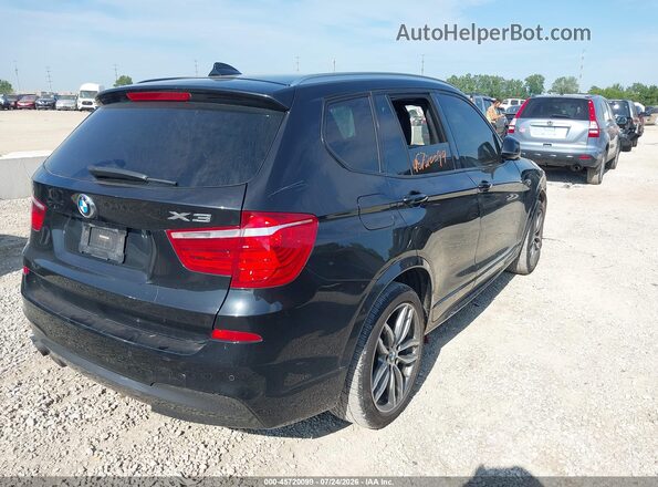 5UXWX9C56G0D77347 2016 BMW X3 Black Հետևի աջ