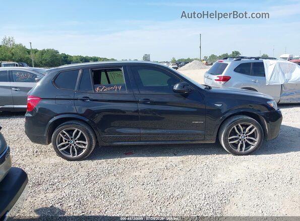 5UXWX9C56G0D77347 2016 BMW X3 Black Սալոնի հետևի տեսք