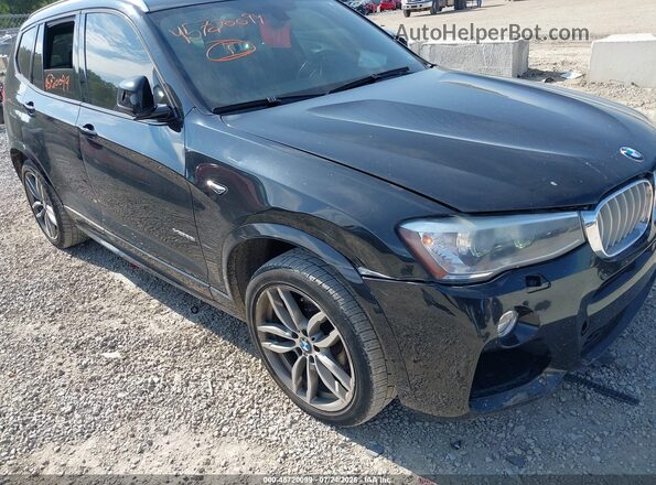 5UXWX9C56G0D77347 2016 BMW X3 Black Դիմացի տեսք