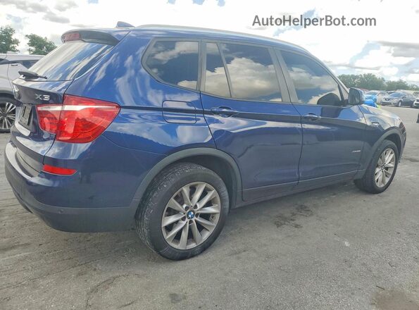 5UXWX9C56G0D79129 2016 BMW X3 Blue Trasero derecho
