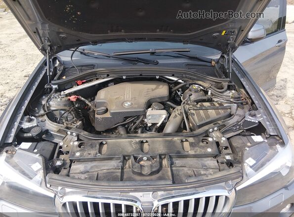 5UXWX9C56H0D97440 2017 BMW X3 Gray Widok z tyłu