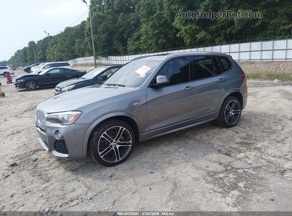 5UXWX9C56H0D97440 2017 BMW X3 Gray Przód lewy