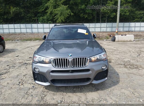 5UXWX9C56H0D97440 2017 BMW X3 Gray Widok zestawu wskaźników