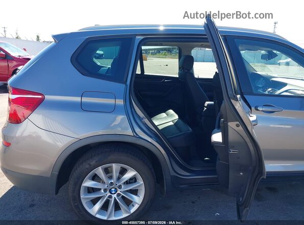 5UXWX9C56H0T01240 2017 BMW X3 Gray Вид наклейки з VIN-кодом