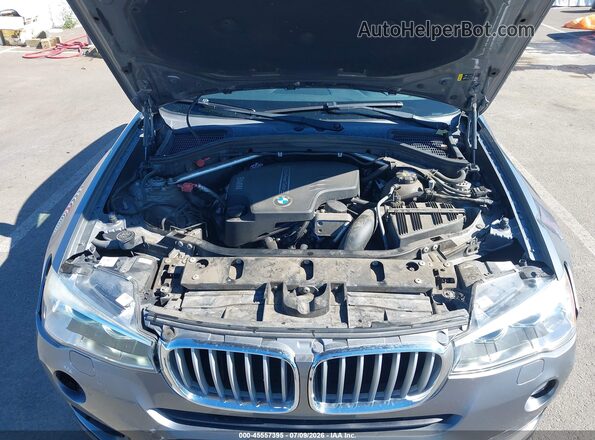 5UXWX9C56H0T01240 2017 BMW X3 Gray Вид ззаду
