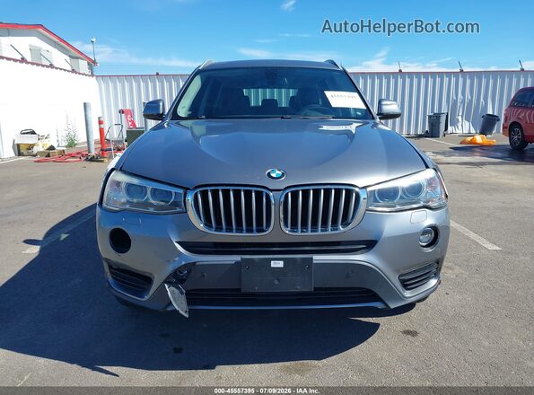 5UXWX9C56H0T01240 2017 BMW X3 Gray Вид щитка приладів