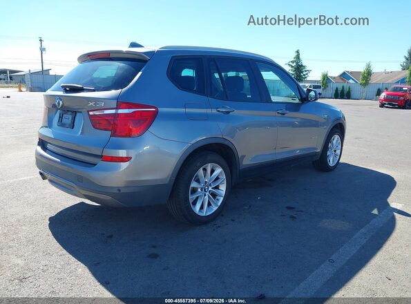 5UXWX9C56H0T01240 2017 BMW X3 Gray Задня права чверть