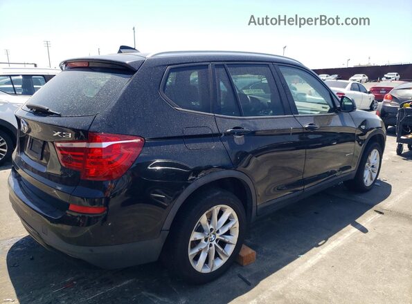 5UXWX9C58G0D65488 2016 BMW X3 Black Հետևի աջ