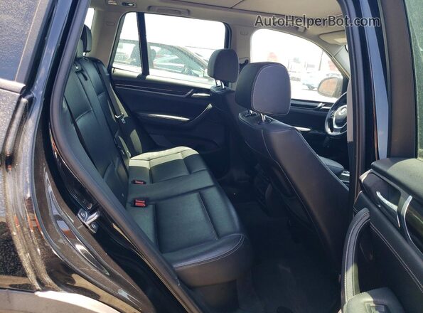 5UXWX9C58G0D65488 2016 BMW X3 Black Հետևի նստատեղերի տեսք