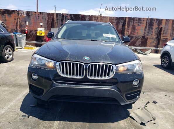 5UXWX9C58G0D65488 2016 BMW X3 Black Դիմացի տեսք