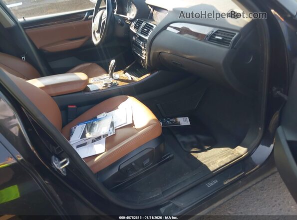 5UXWX9C58G0D70688 2016 BMW X3 Black წინა სალონის ხედი