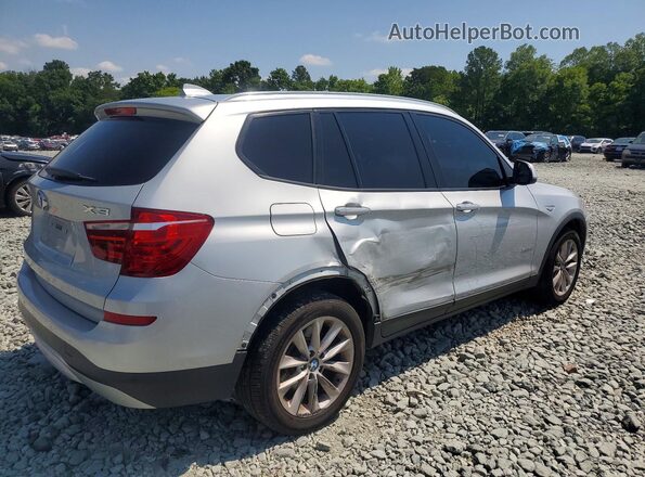 5UXWX9C59G0D75267 2016 BMW X3 Silver Задня права чверть
