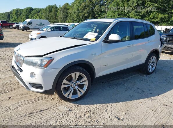 5UXWX9C59G0D77794 2016 BMW X3 White Front left