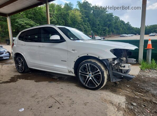 5UXWX9C59G0D82056 2016 BMW X3 White Delantero derecho