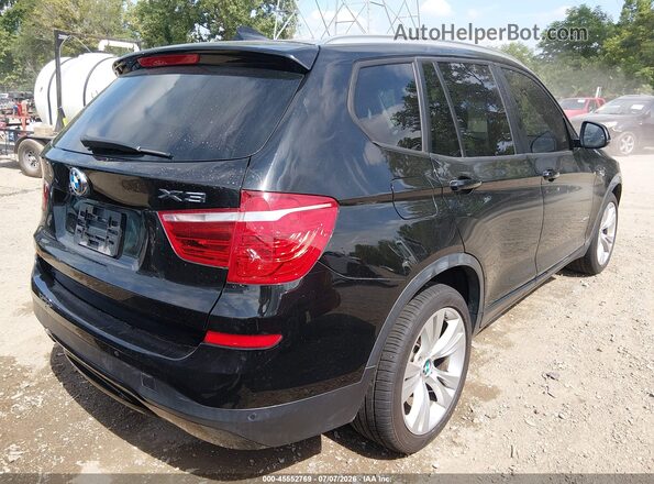 5UXWX9C59G0D89069 2016 BMW X3 Black Հետևի աջ