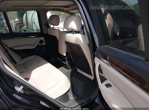 5UXWX9C59G0D89069 2016 BMW X3 Black VIN կոդի պիտակի տեսք