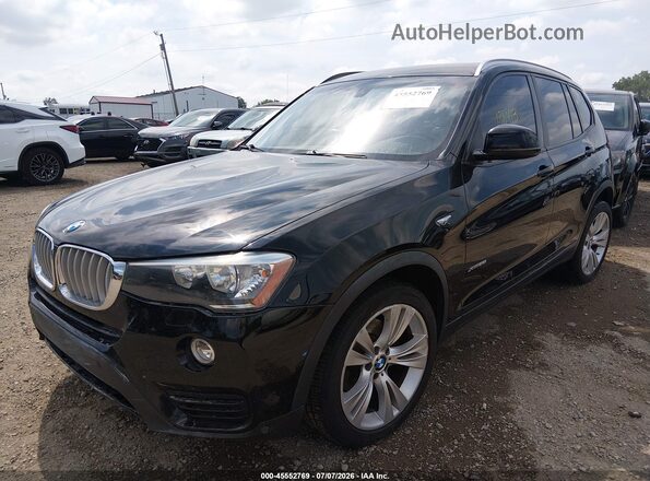 5UXWX9C59G0D89069 2016 BMW X3 Black Դիմացի տեսք