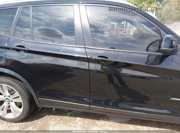 5UXWX9C59G0D89069 2016 BMW X3 Black Սալոնի հետևի տեսք