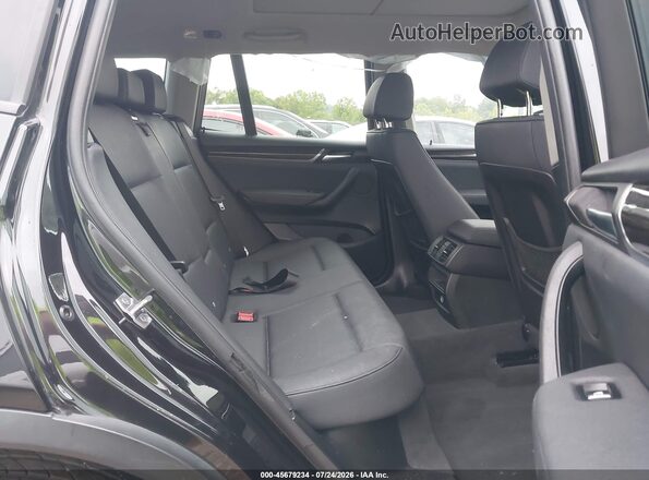 5UXWX9C59H0T13818 2017 BMW X3 Black Widok naklejki z numerem VIN