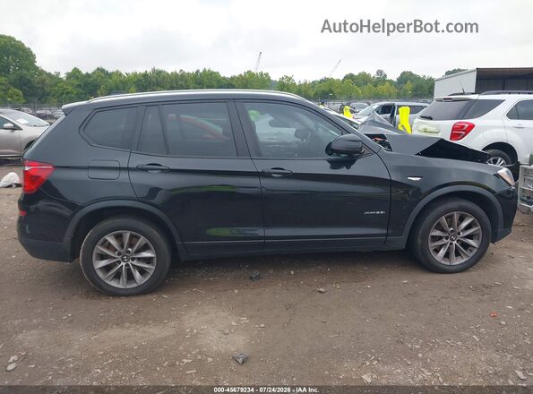 5UXWX9C59H0T13818 2017 BMW X3 Black Widok wnętrza z tyłu
