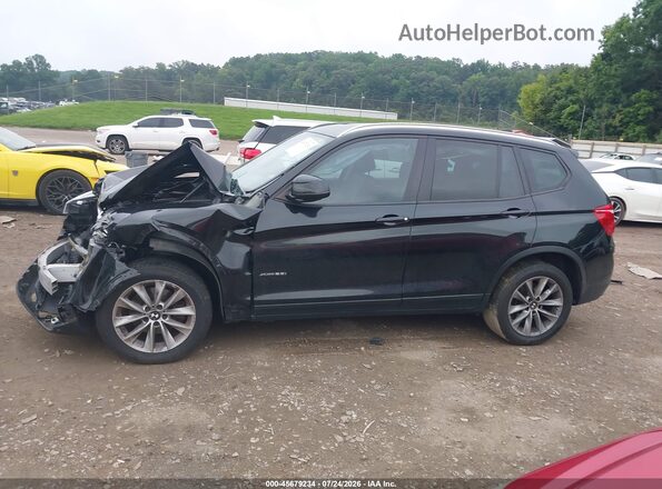 5UXWX9C59H0T13818 2017 BMW X3 Black Widok wnętrza 360 stopni