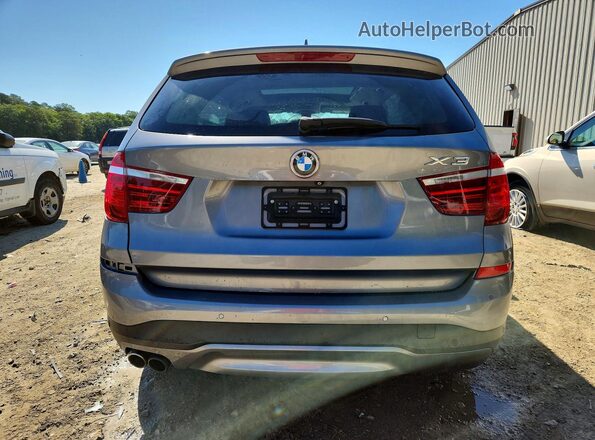 5UXWX9C5XG0D73575 2016 BMW X3 Gray Вид ззаду