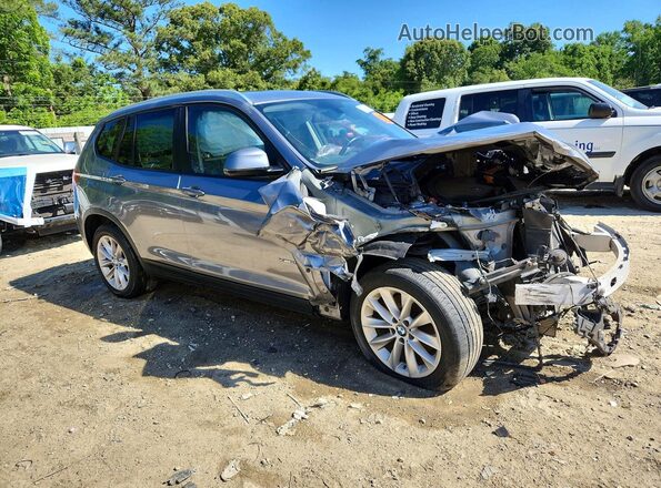 5UXWX9C5XG0D73575 2016 BMW X3 Gray Передня права чверть