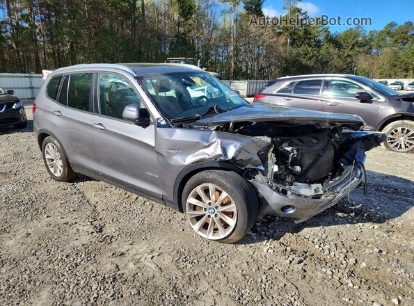 5UXWX9C5XG0D81000 2016 BMW X3 Серый Передняя правая четверть