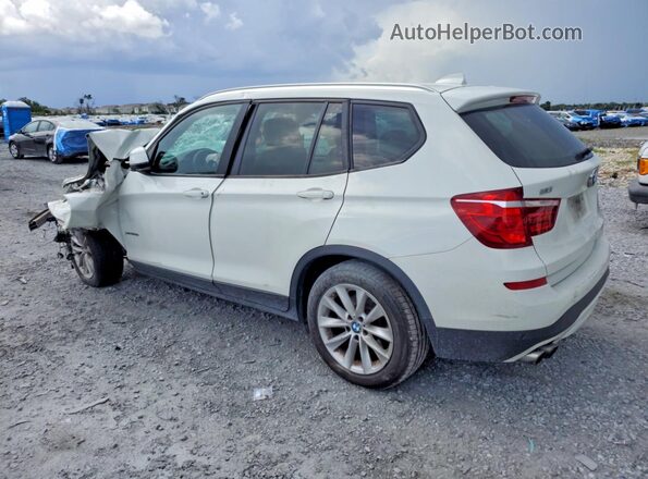 5UXWX9C5XG0D91266 2016 BMW X3 White უკანა მარცხენა