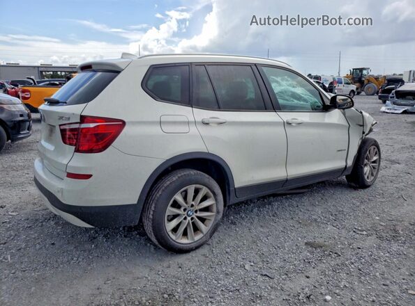 5UXWX9C5XG0D91266 2016 BMW X3 White უკანა მარჯვენა