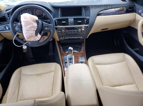 5UXWX9C5XG0D91266 2016 BMW X3 White წინა პანელის ხედი