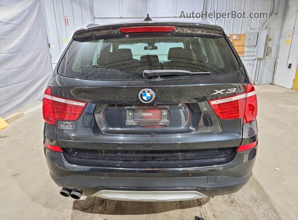 5UXWX9C5XG0D94717 2016 BMW X3 Black Rear view
