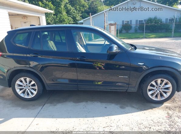 5UXWX9C5XH0T04531 2017 BMW X3 Black უკანა სალონის ხედი