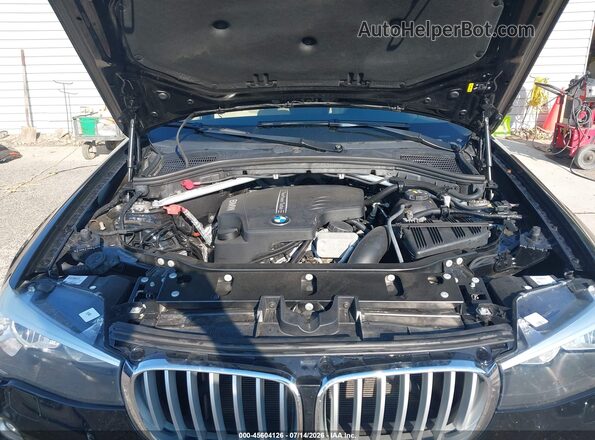 5UXWX9C5XH0T04531 2017 BMW X3 Black უკანა ხედი