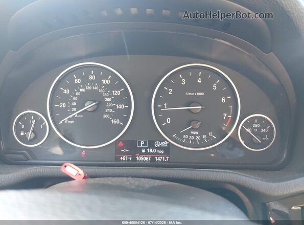 5UXWX9C5XH0T04531 2017 BMW X3 Black უკანა სავარძლების ხედი