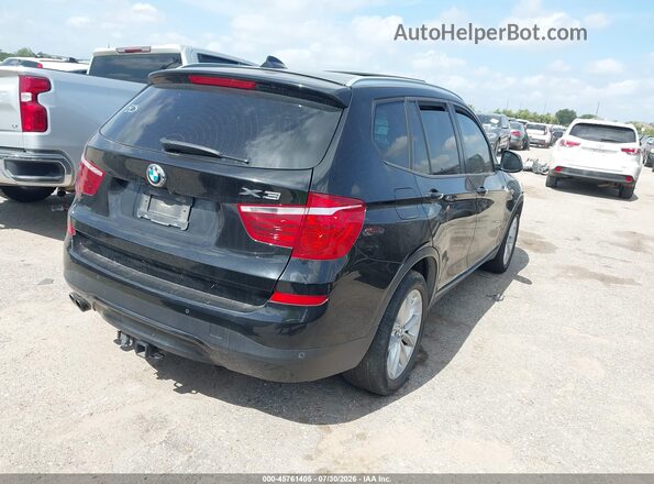5UXWX9C5XH0T04741 2017 BMW X3 Черный Задняя правая четверть