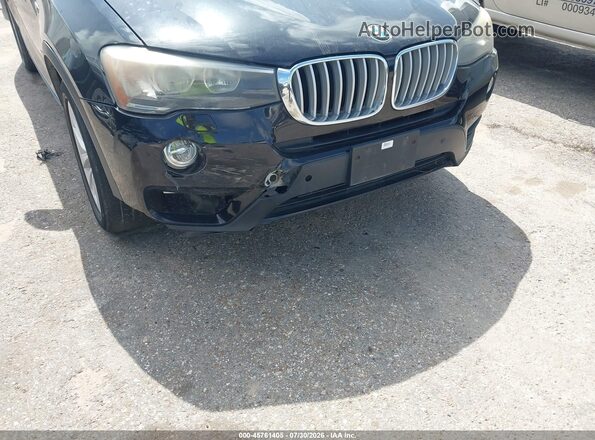 5UXWX9C5XH0T04741 2017 BMW X3 Черный Вид спереди
