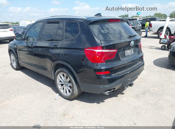 5UXWX9C5XH0T04741 2017 BMW X3 Черный Задняя левая четверть