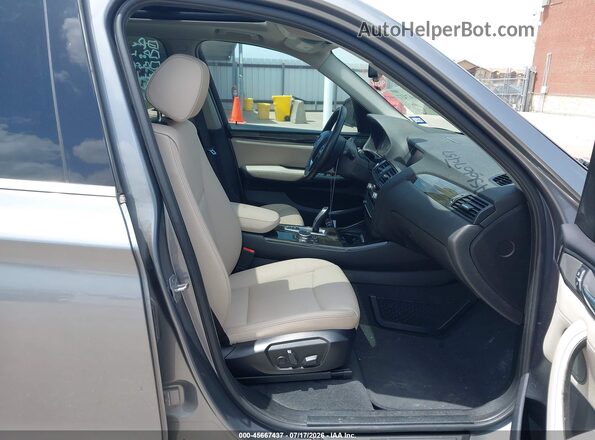 5UXWY3C51G0N87460 2016 BMW X3 Gray Սալոնի դիմացի տեսք