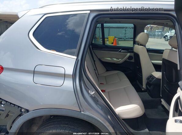 5UXWY3C51G0N87460 2016 BMW X3 Gray VIN կոդի պիտակի տեսք