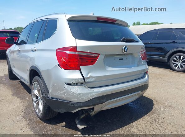 5UXWY3C56G0N86885 2016 BMW X3 Silver Դիմացի տեսք