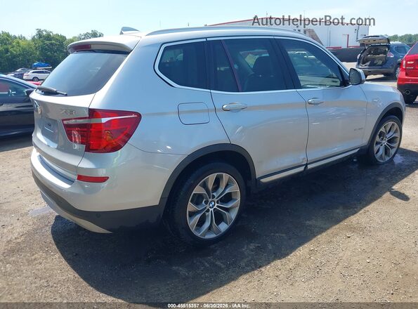5UXWY3C56G0N86885 2016 BMW X3 Silver Հետևի աջ